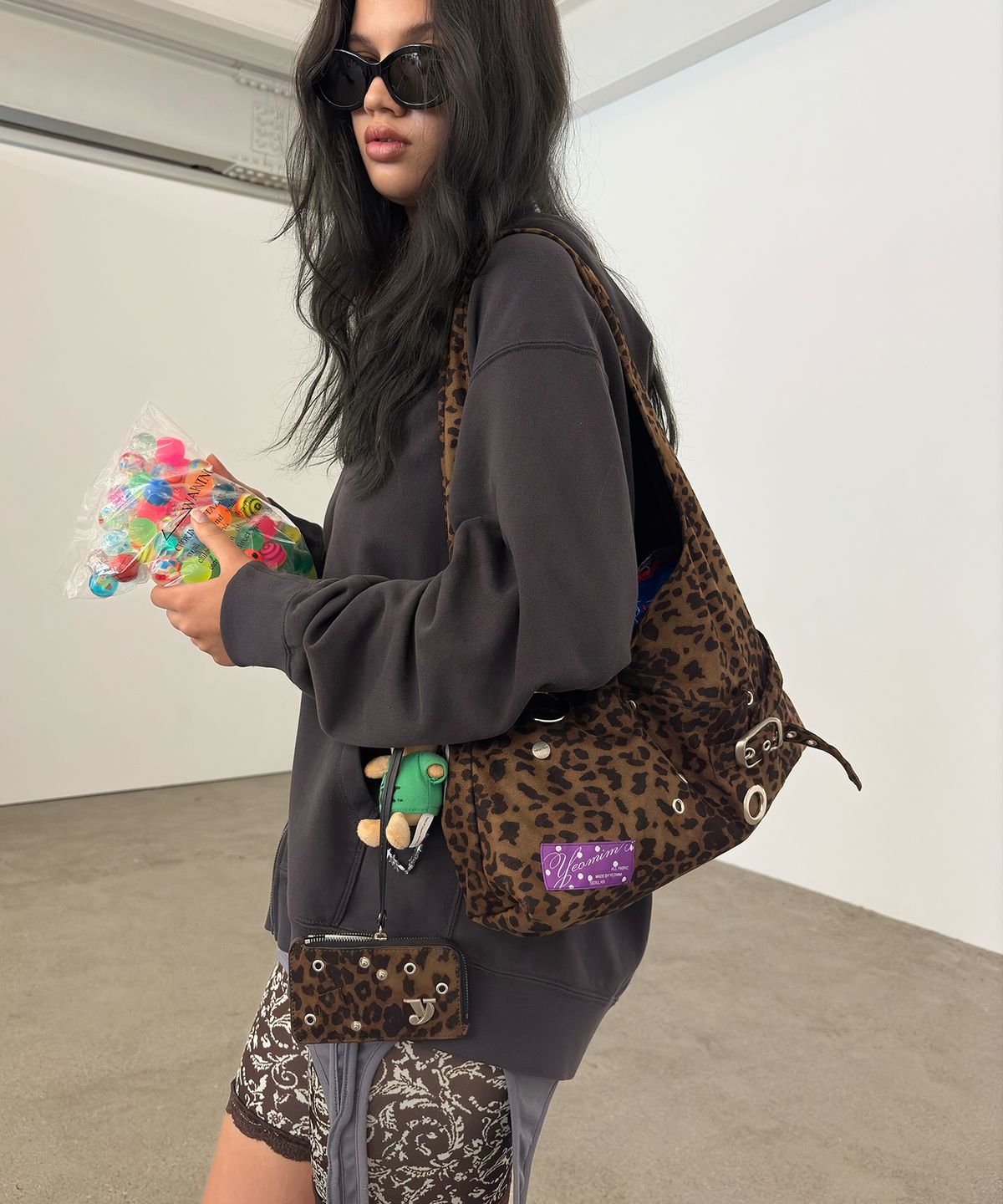 여밈(YEOMIM) layout bag (leopard)