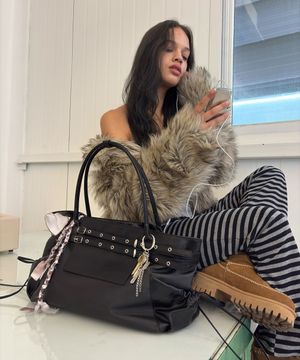 town belt bag (nylon black)