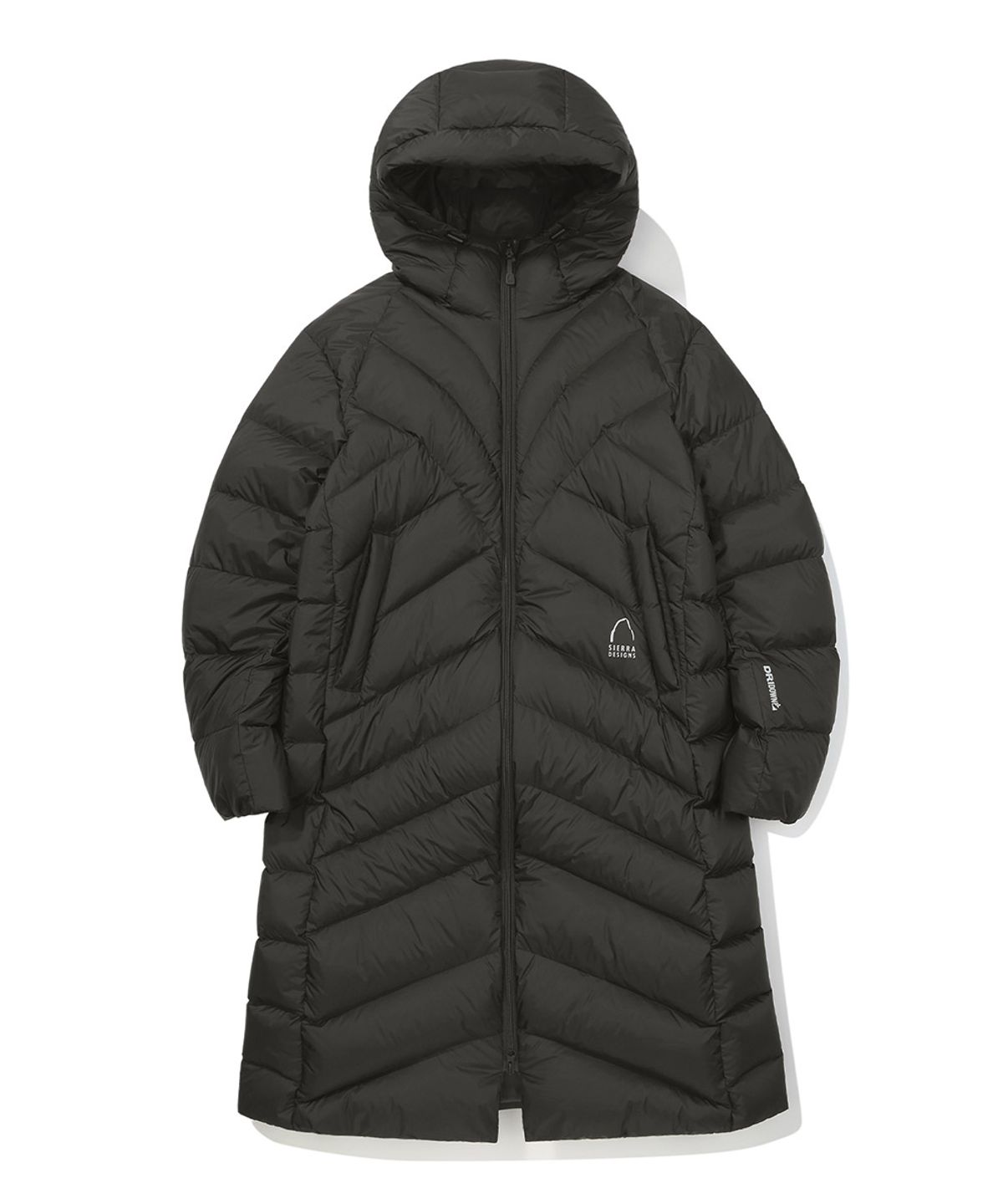 시에라디자인(SIERRA DESIGNS) W) 칼(CAL) 롱 구스다운 자켓 BLACK