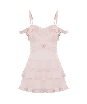 FRILL DRESS PINK