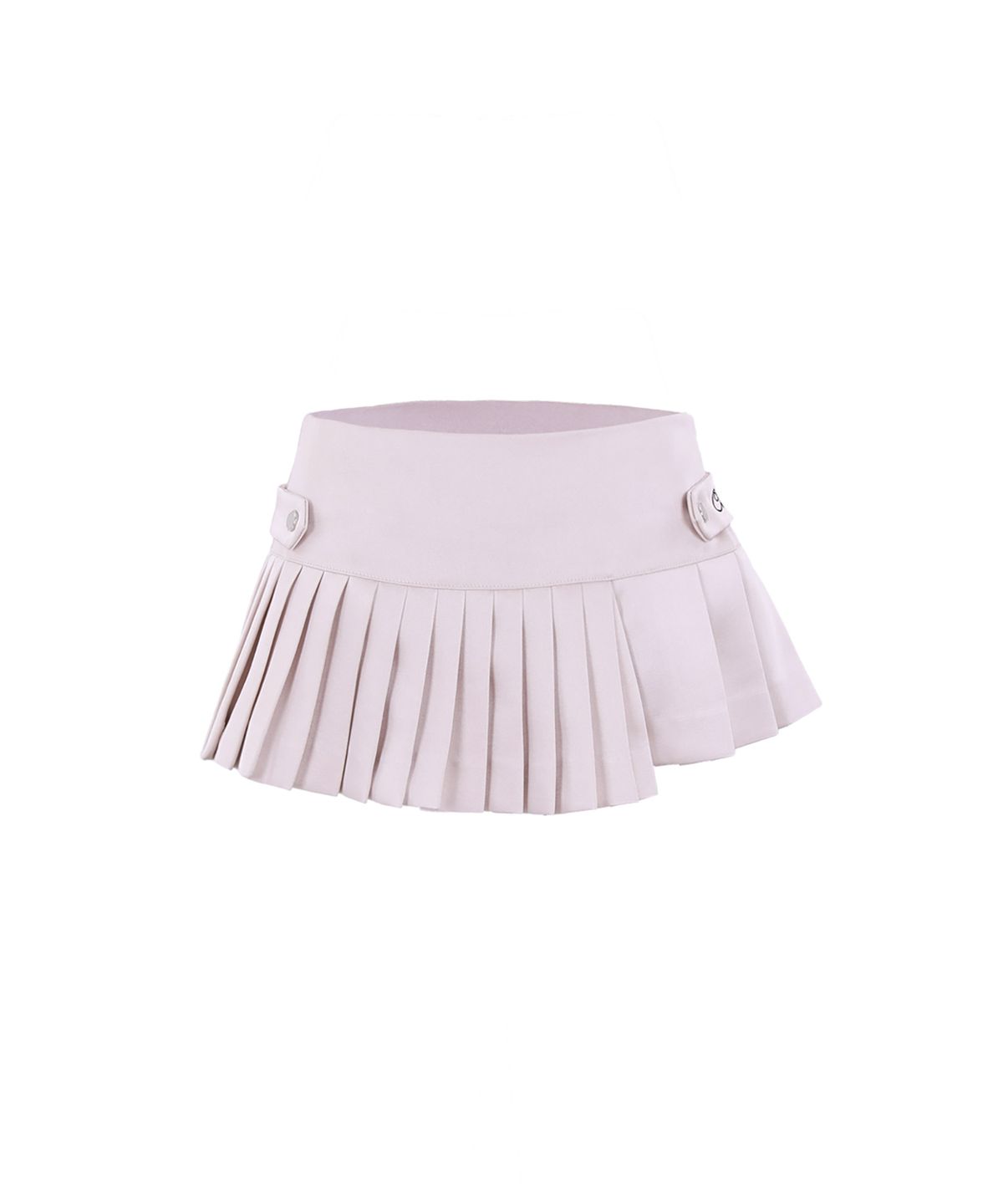 오드원아웃(ODDONEOUT) UNBALANCE PLEATS SKIRT PINK