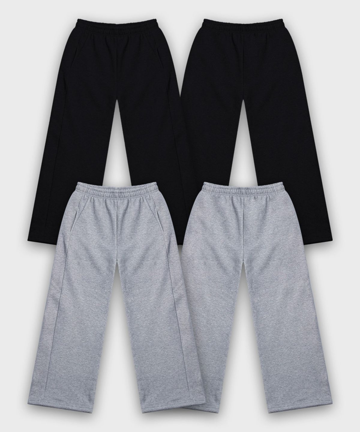 리디(REDE) Fluffy cotton 무지 와이드핏 기모 팬츠