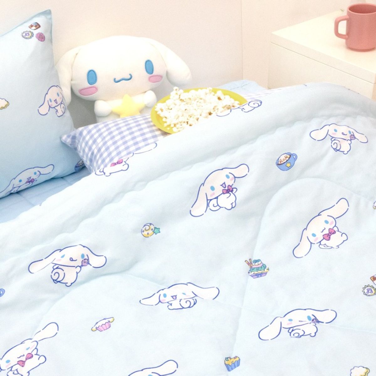 나라홈데코(NARAHOMEDECO) 산리오 시나모롤 워싱침구세트 케이크팝