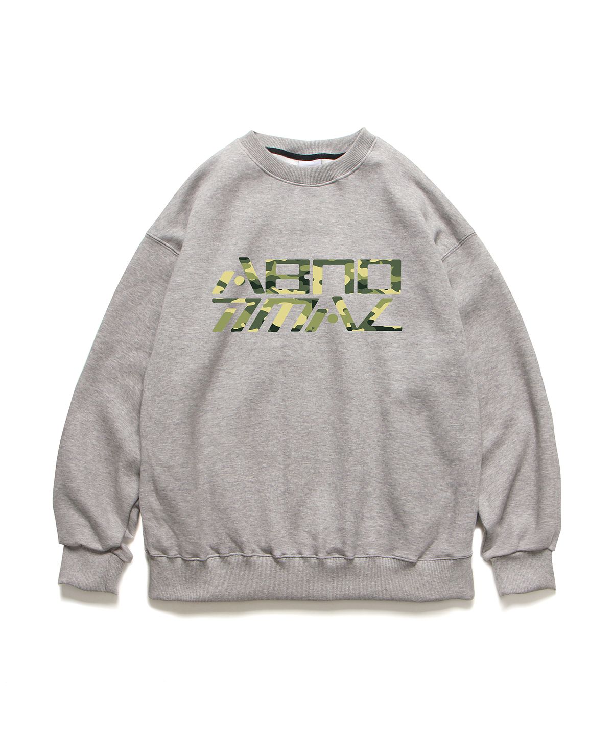 앱놀머씽(ABNORMALTHING) SC CAMO 크루넥 그레이 (SC CAMO CREWNECK GREY)