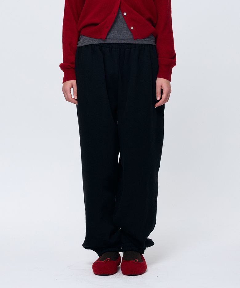 SILENT MIRAGE SWEAT PANTS / BLACK