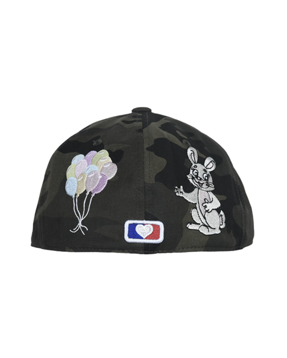 더뮤지엄비지터(THEMUSEUMVISITOR) RABBIT EMBROIDERY CAP (CAMO)