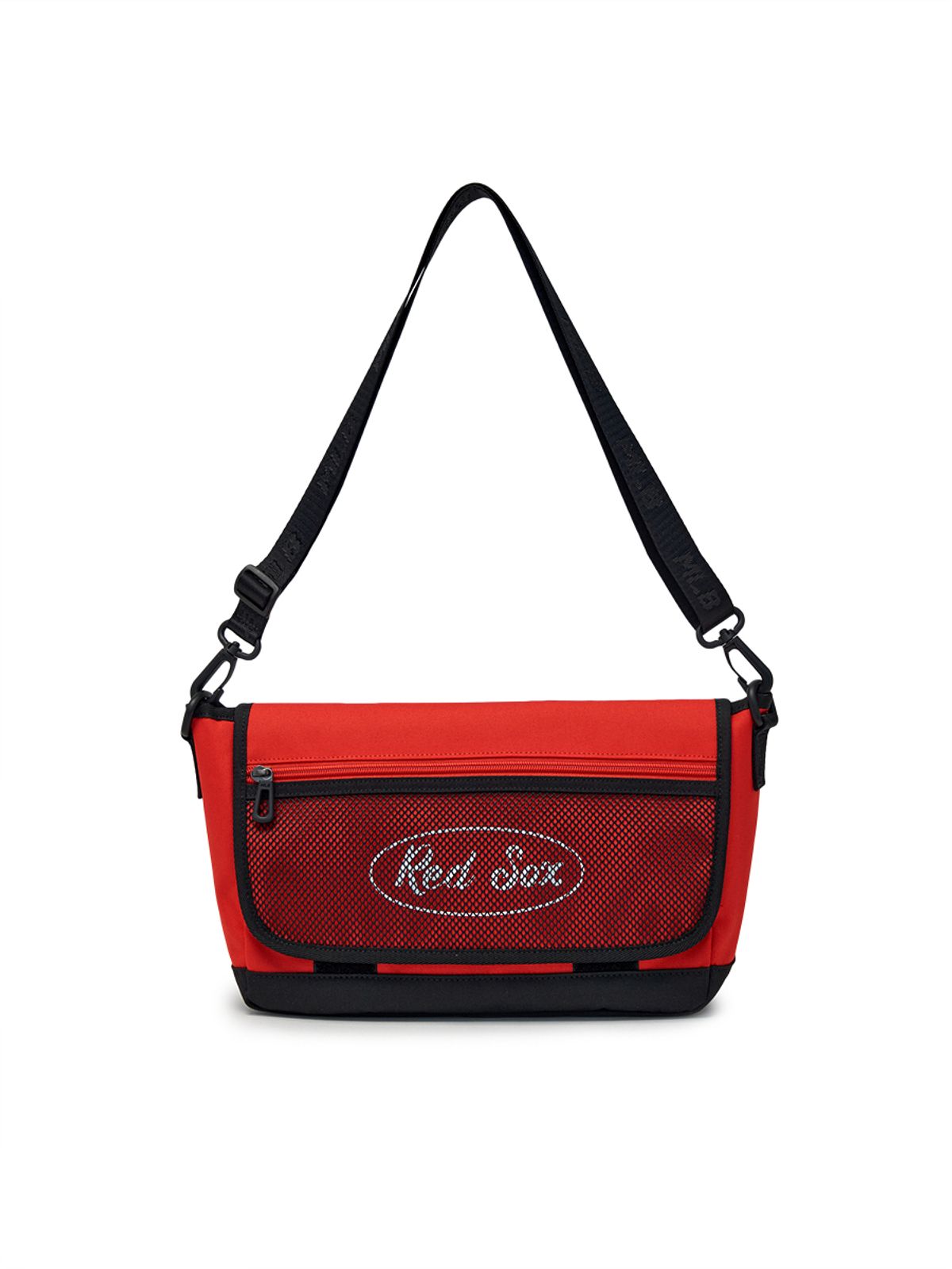 엠엘비 키즈(MLB KIDS) 메쉬 포켓 스몰 메신저백 BOS (Red)