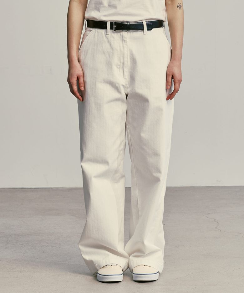 HBT WORK PANTS (WOMAN) WHITE