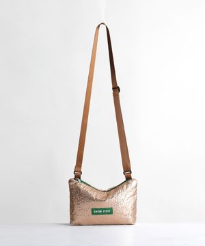 핸디 크로스백 Z1 윤슬 텍스쳐 - rose gold