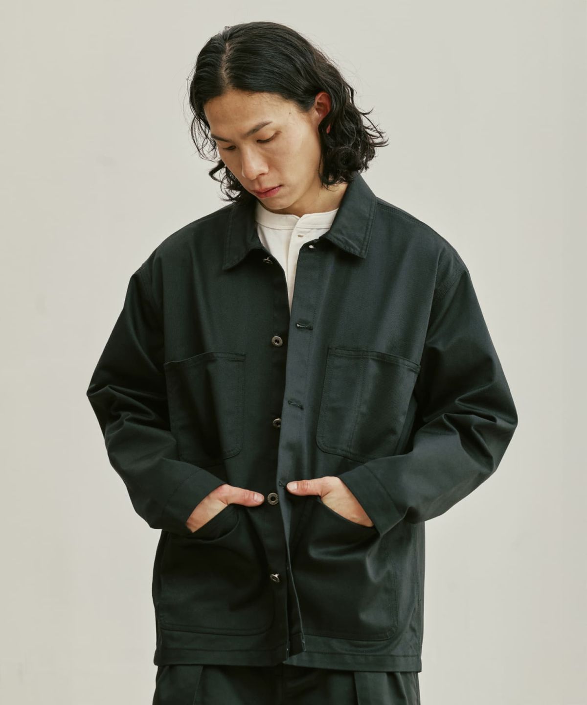 유니버셜 오버롤(UNIVERSAL OVERALL) UO WORKERS COVERALL BLACK