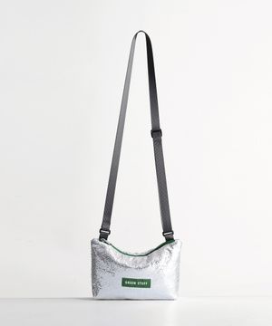 핸디 크로스백 Z1 윤슬 텍스쳐 - silver