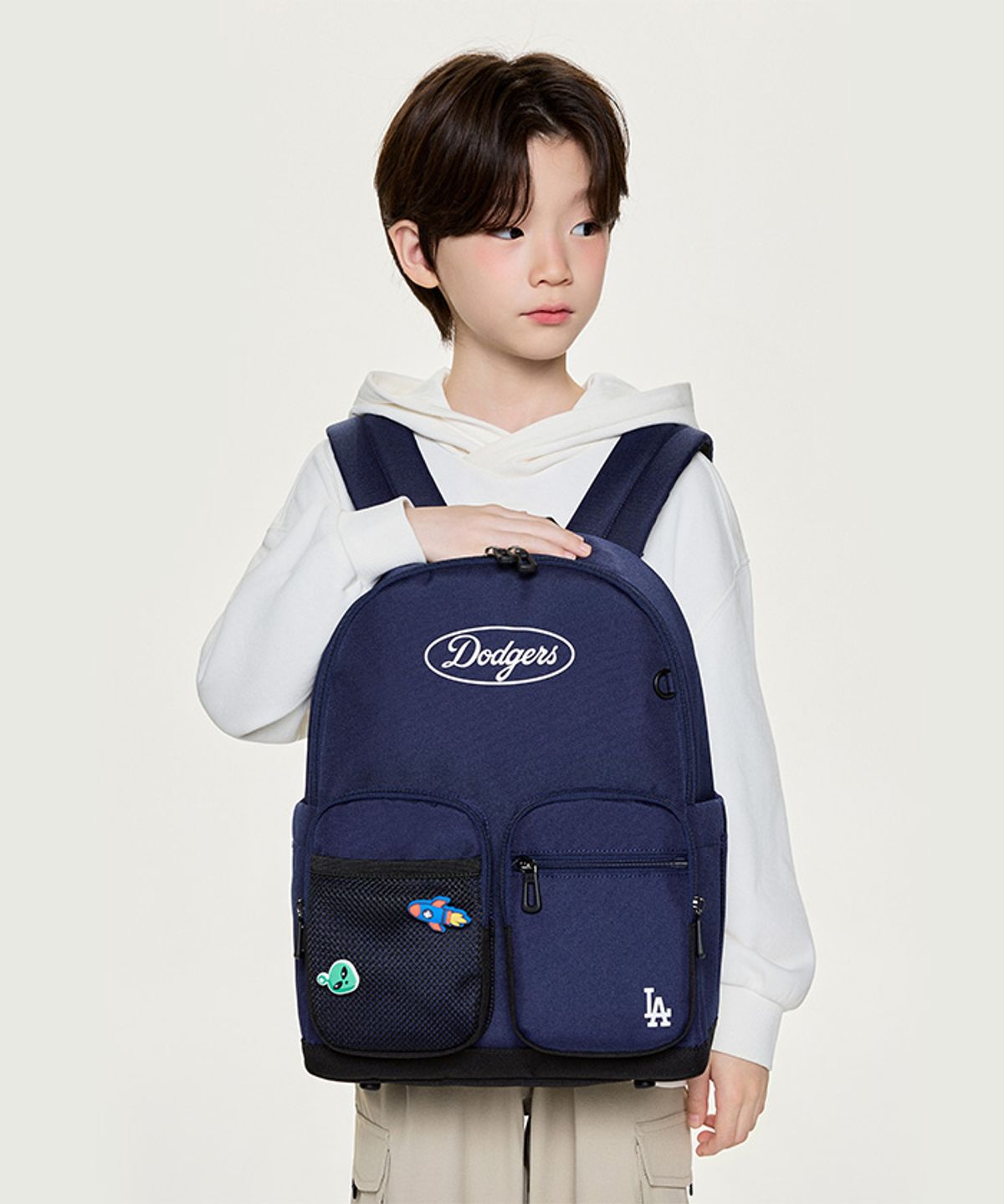 엠엘비 키즈(MLB KIDS) 태그 팝 백팩 LA (Navy)