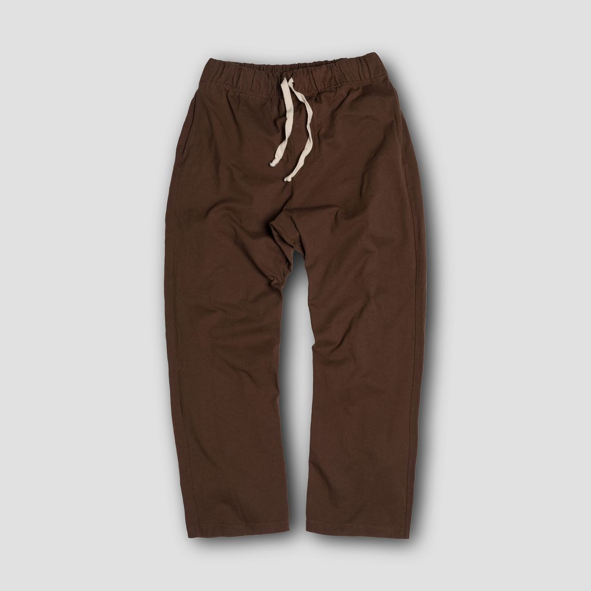 소프트굿즈(SOFT GOODS MFG) 더 헤비웨이트 저지 팬츠, 다크월넛