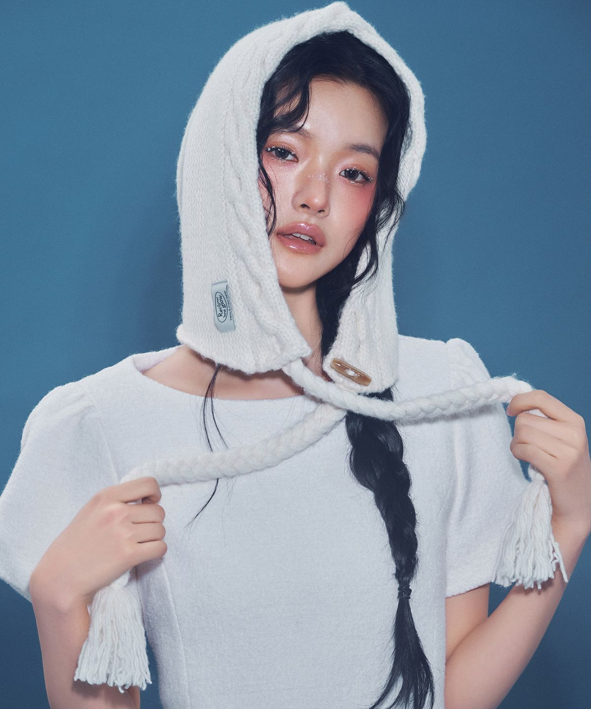 리끌로우(RECLOW) RC TWIST JELLY 바라클라바 WHITE