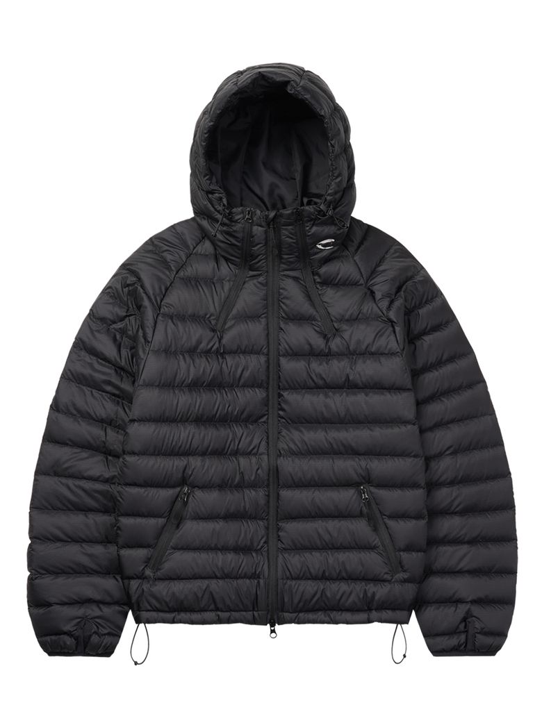 Light Duck Down Hood Padding - Black