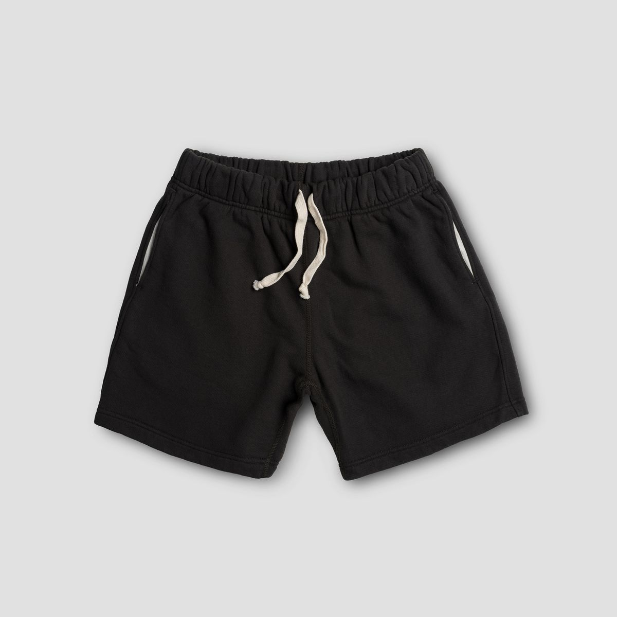 소프트굿즈(SOFT GOODS MFG) 테리 스웻 쇼츠, 빈티지블랙