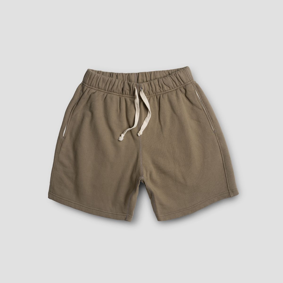 소프트굿즈(SOFT GOODS MFG) 테리 스웻 쇼츠, 올리브드랩
