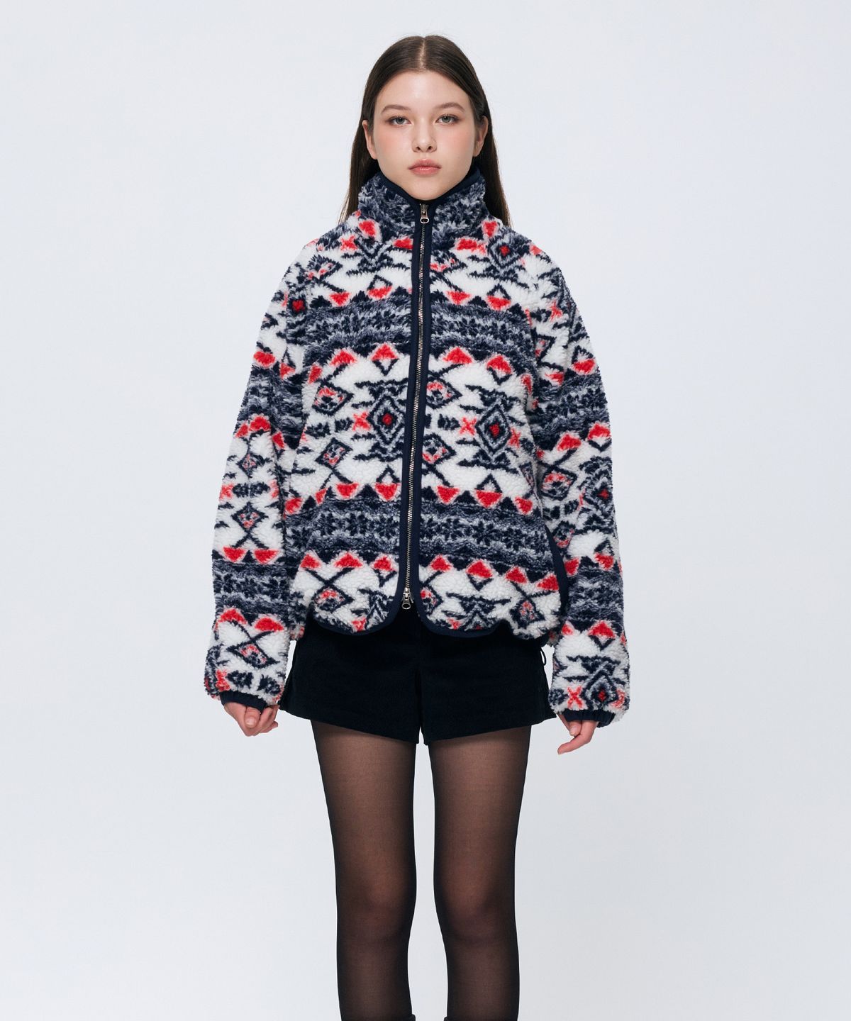 아리킴(ARIKIM) NORDEN FLEECE JACKET / NAVY
