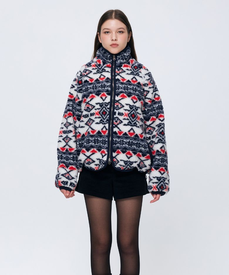 NORDEN FLEECE JACKET / NAVY