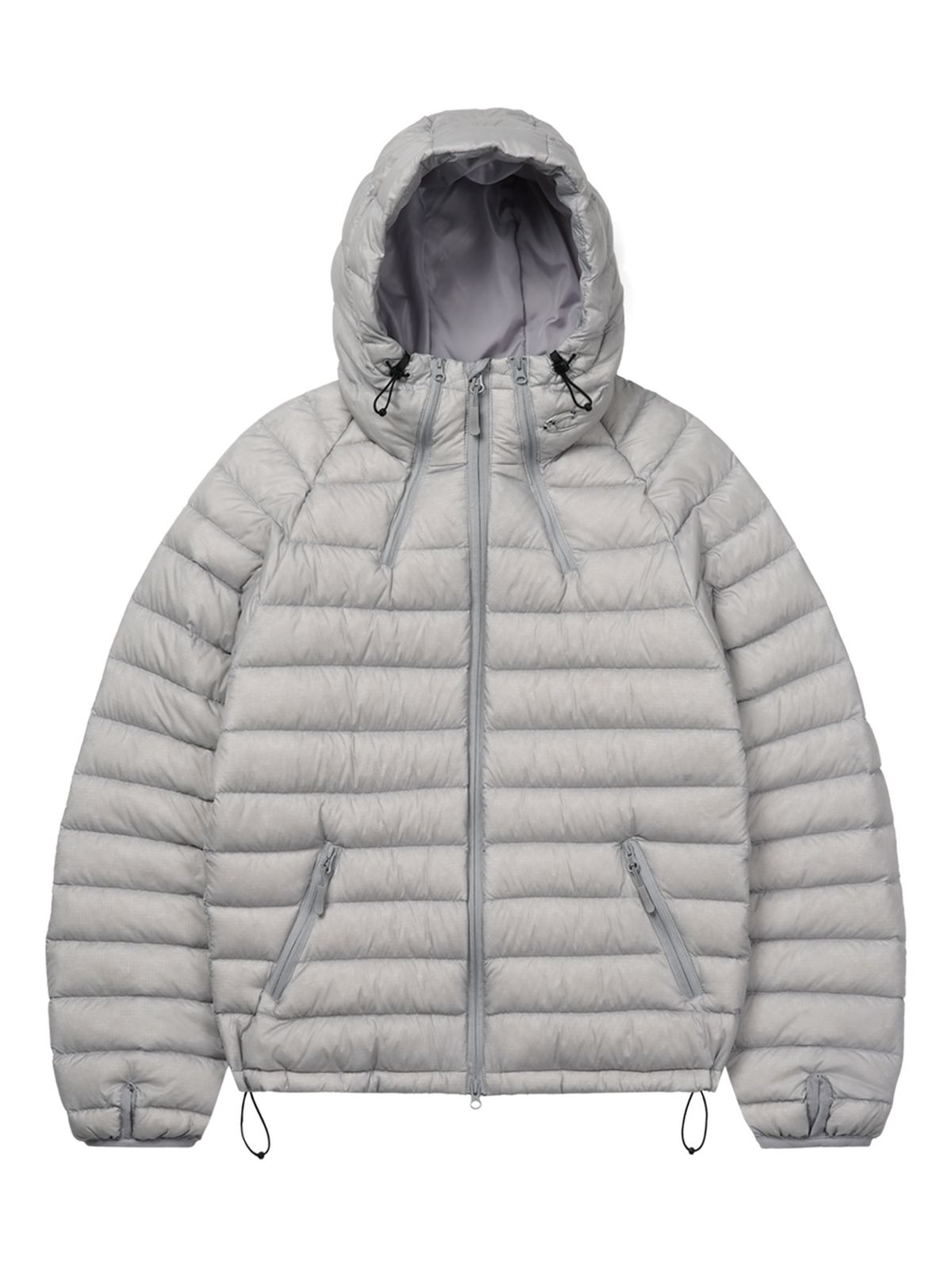 르렌느(LERENNE) Light Duck Down Hood Padding - Grey