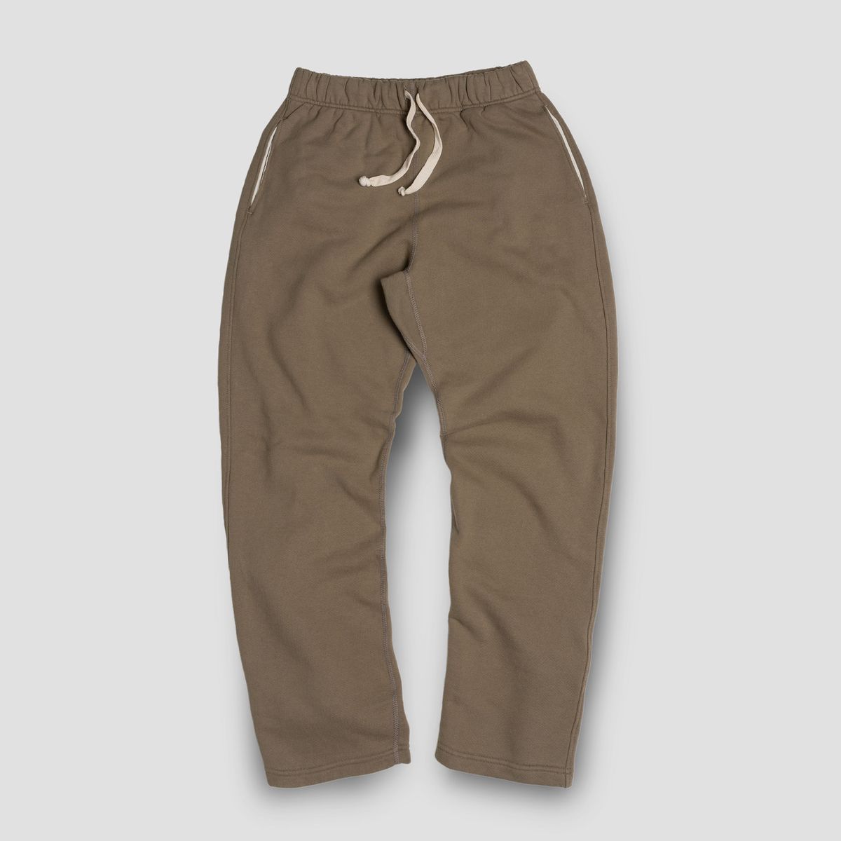 소프트굿즈(SOFT GOODS MFG) 테리 스웻 팬츠, 올리브드랩