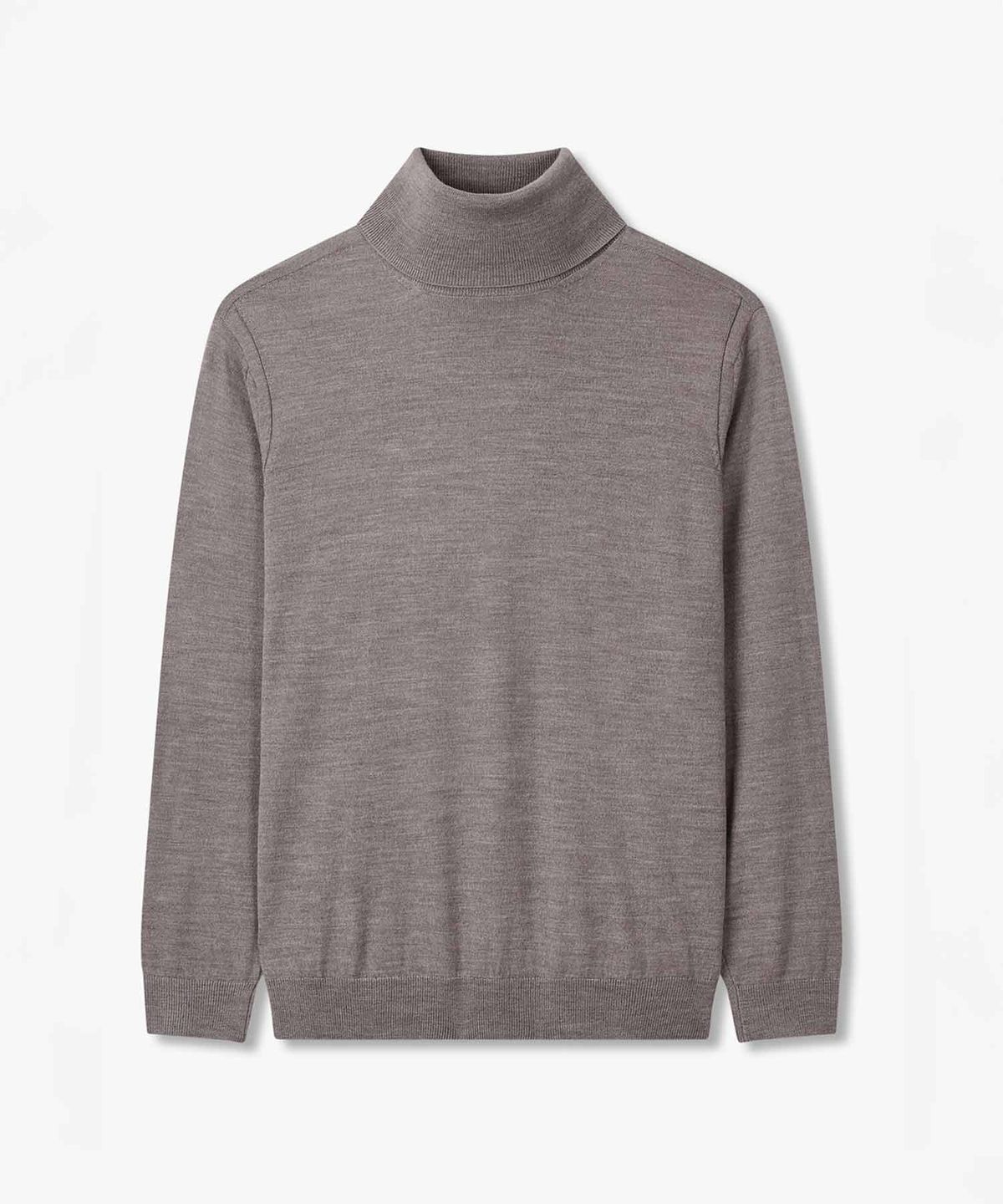 아르마니 익스체인지(ARMANI EXCHANGE) 남성 롱 슬리브 터틀넥 니트 풀오버_멜란지 브라운 A415332001