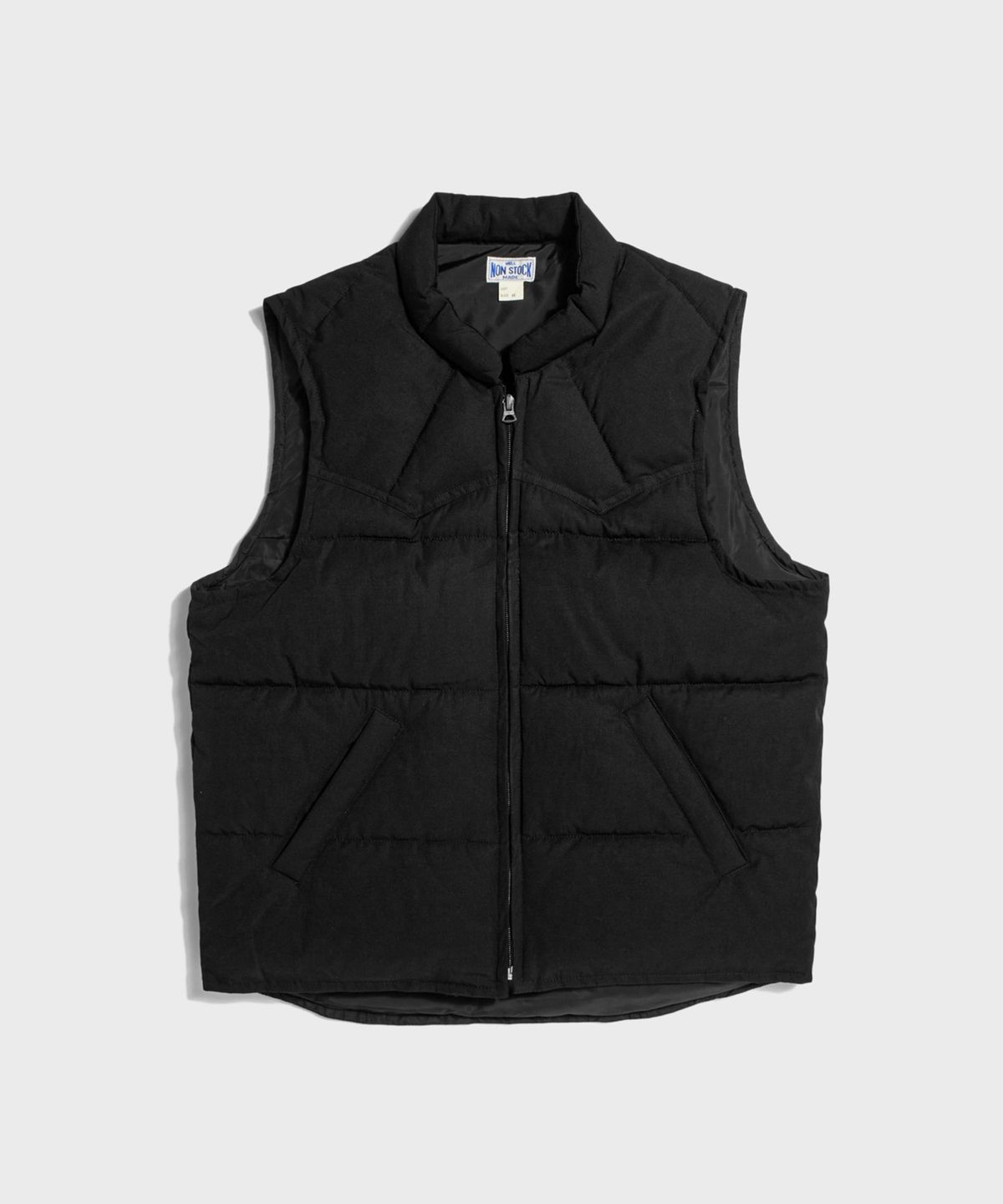 브론슨(BRONSON) Wind Break Quilting Vest Black