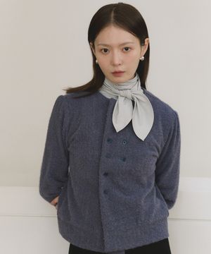 COC DOUBLE BUTTON CARDIGAN BLUE NIGHT