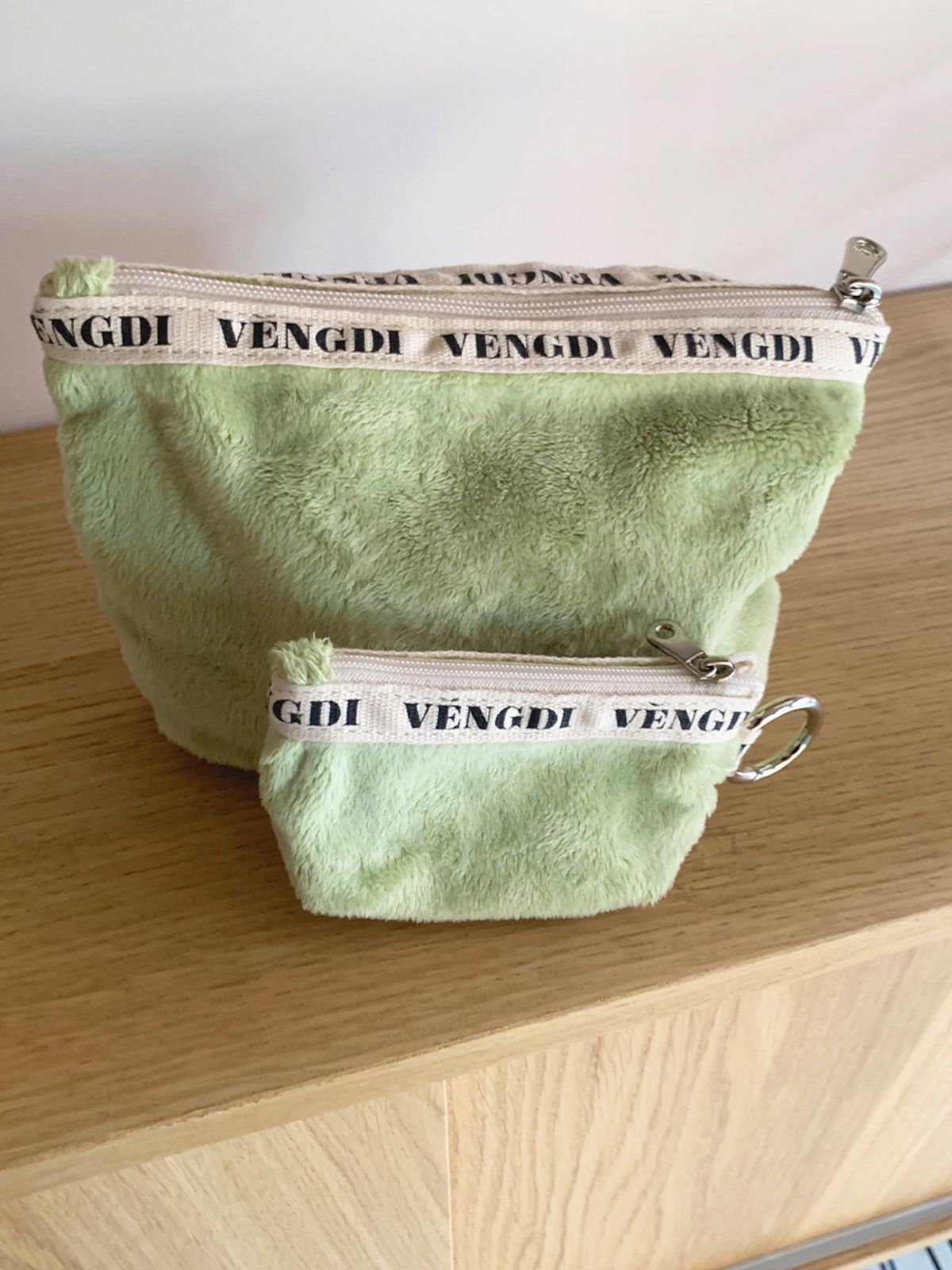 벵디(VENGDI) Annie Pouch_Fur Green