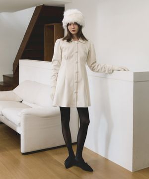 COC DOUBLE DART COLLAR MINI OPS IVORY