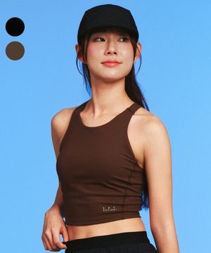 무브텐션 크롭 브라탑 우먼 (2color)