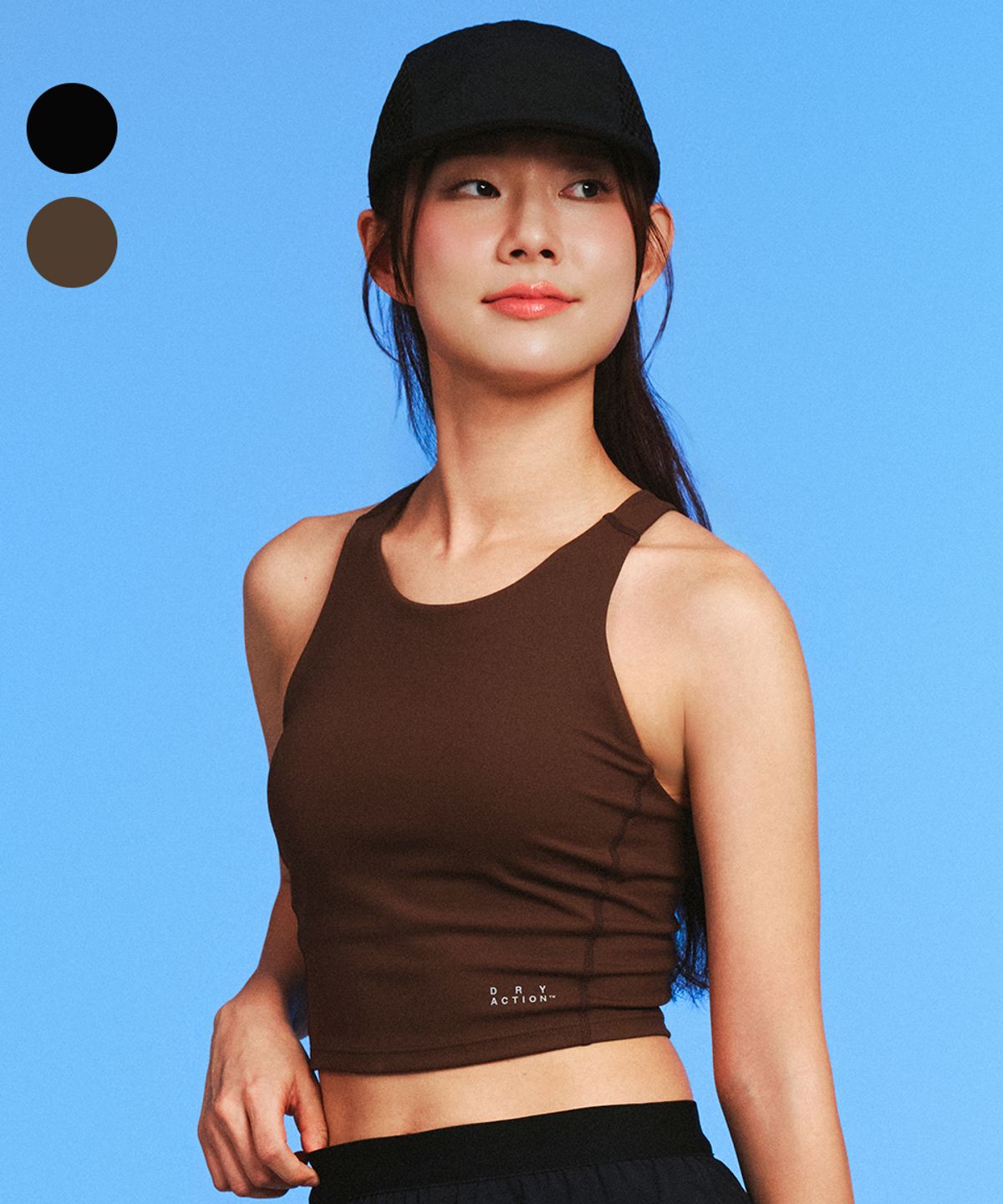 무신사 스탠다드 스포츠(MUSINSA STANDARD SPORTS) 무브텐션 크롭 브라탑 우먼 (2color)