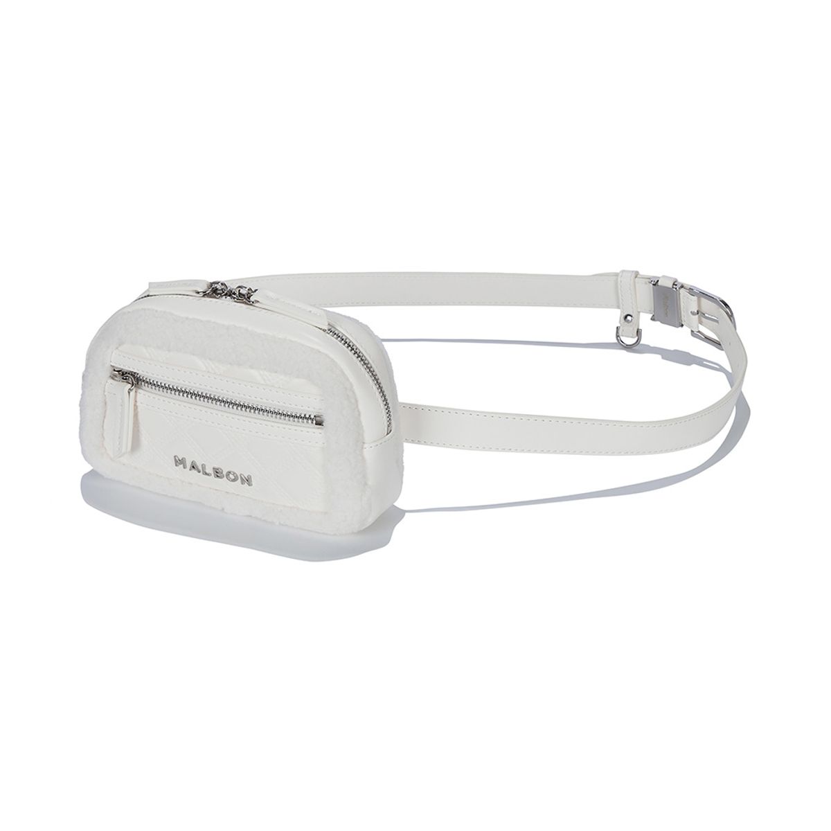 말본 골프(MALBON GOLF) 말본 여성 퍼 벨트백 IVORY (WOMEN)