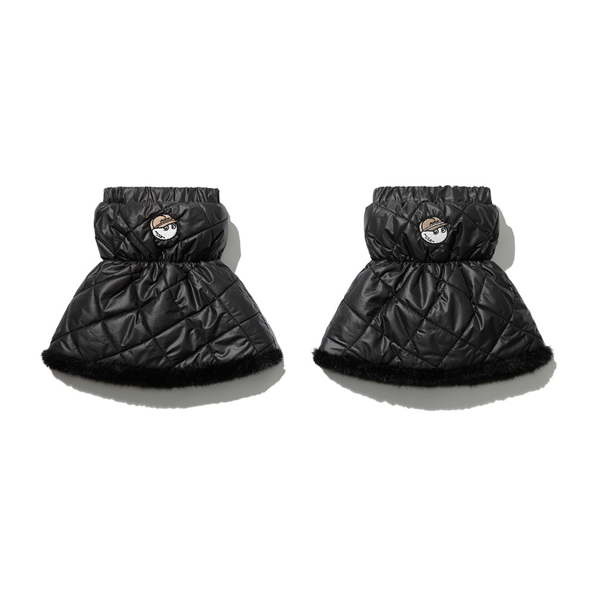 말본 골프(MALBON GOLF) 말본 여성 리버시블 레그 워머 BLACK (WOMAN)