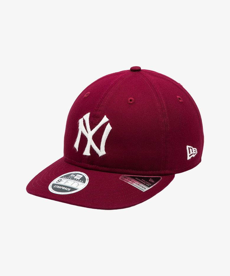 MLB 쿠퍼스타운 뉴욕 양키스 레트로 크라운 스트랩백 레드