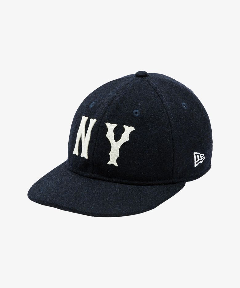 MLB 쿠퍼스타운 뉴욕 양키스 하이랜더스 레트로 크라운 울 스트랩백 네이비