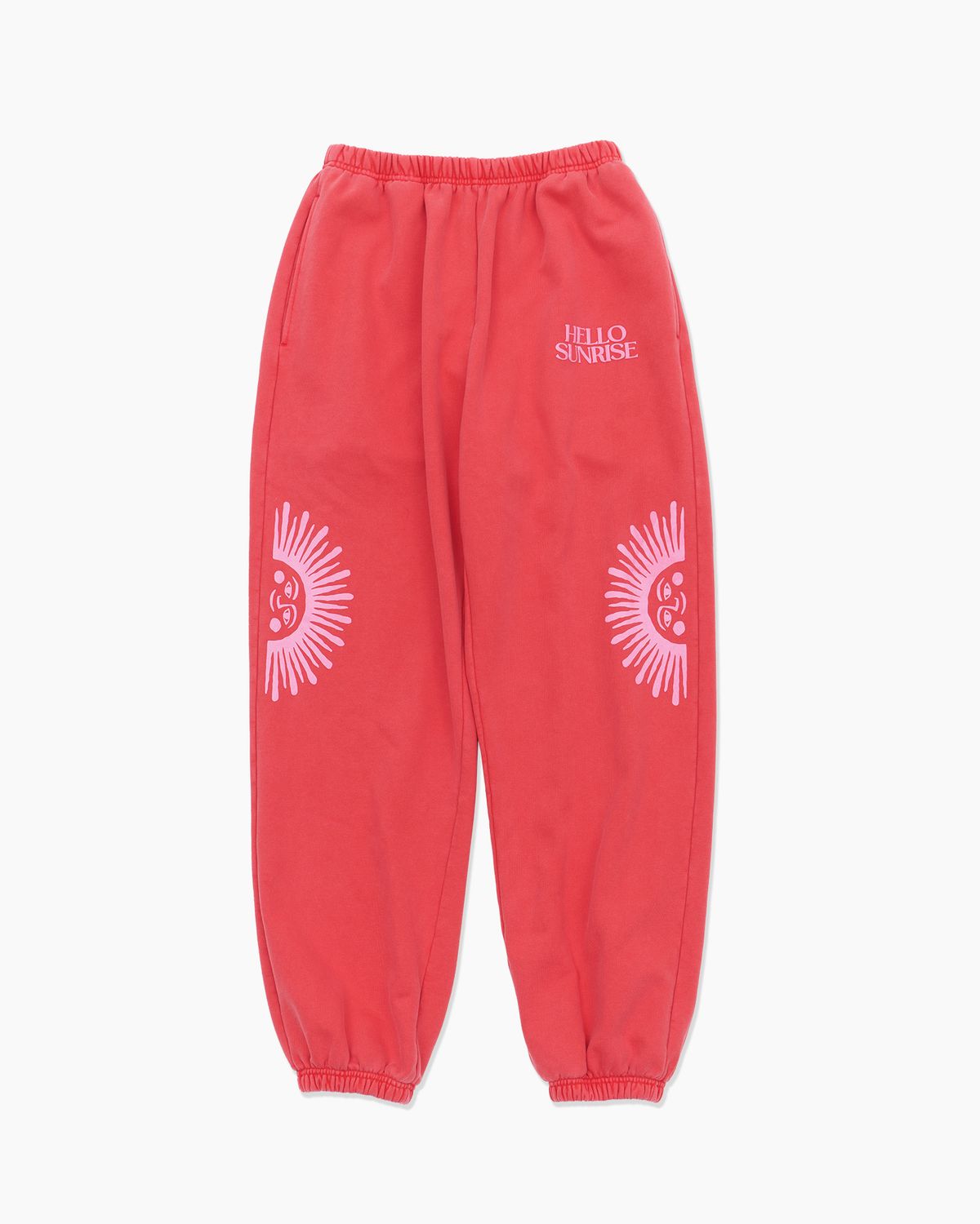 헬로 선라이즈(HELLO SUNRISE) HS OG Logo Sweatpants_VTG Pink