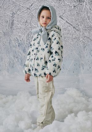 BZ71PT01IV 아이보리 화섬 폴라플리스 이중팬츠