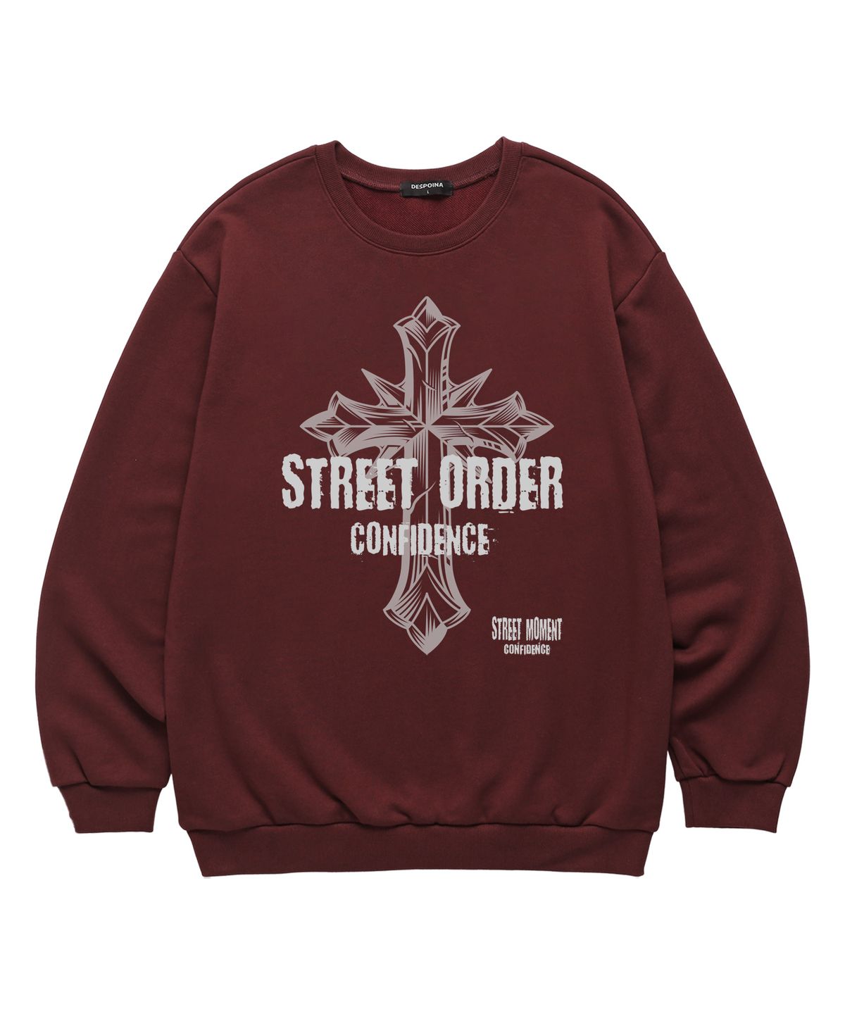 밴웍스(VANNWORKS) STREET ORDER 맨투맨 (VLS0125) 버건디