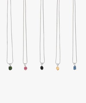 시그니처 스톤 스네이크 체인 목걸이 : RioAN080