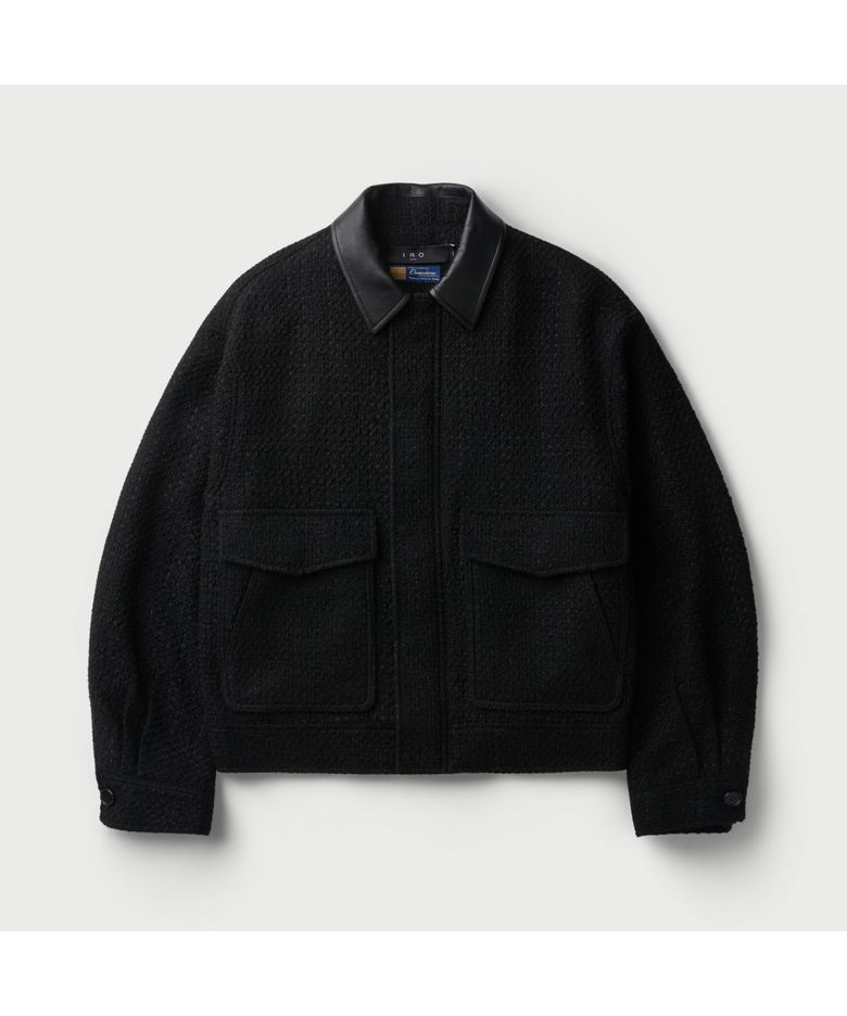 Mysrere 트위드 카라 자켓 IQJAW25704BKX