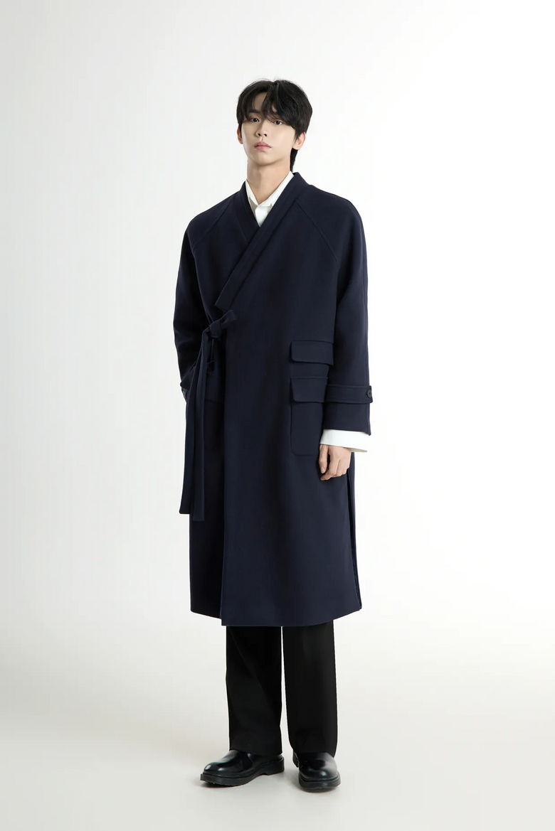 오버핏 소창의 코트