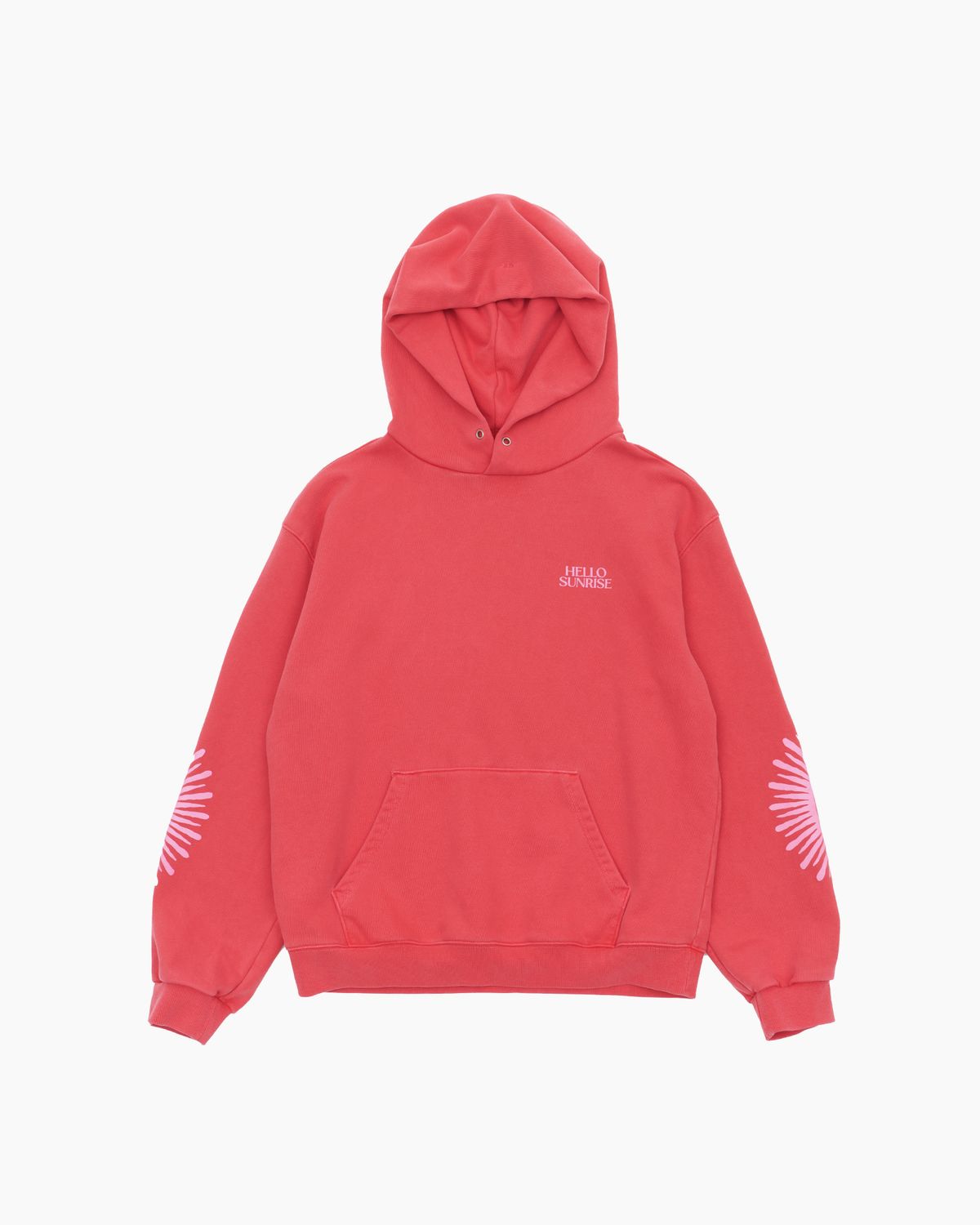 헬로 선라이즈(HELLO SUNRISE) HS OG Logo Hoodie_VTG Pink