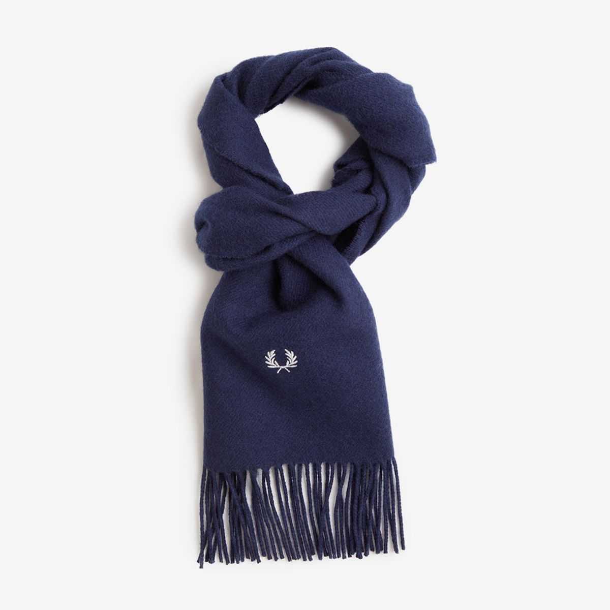 프레드페리(FRED PERRY) 램스울 스카프 - 네이비 CFPU2534126-608