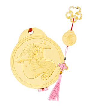 스폰지밥 뚱이 암행어사 마패 키링