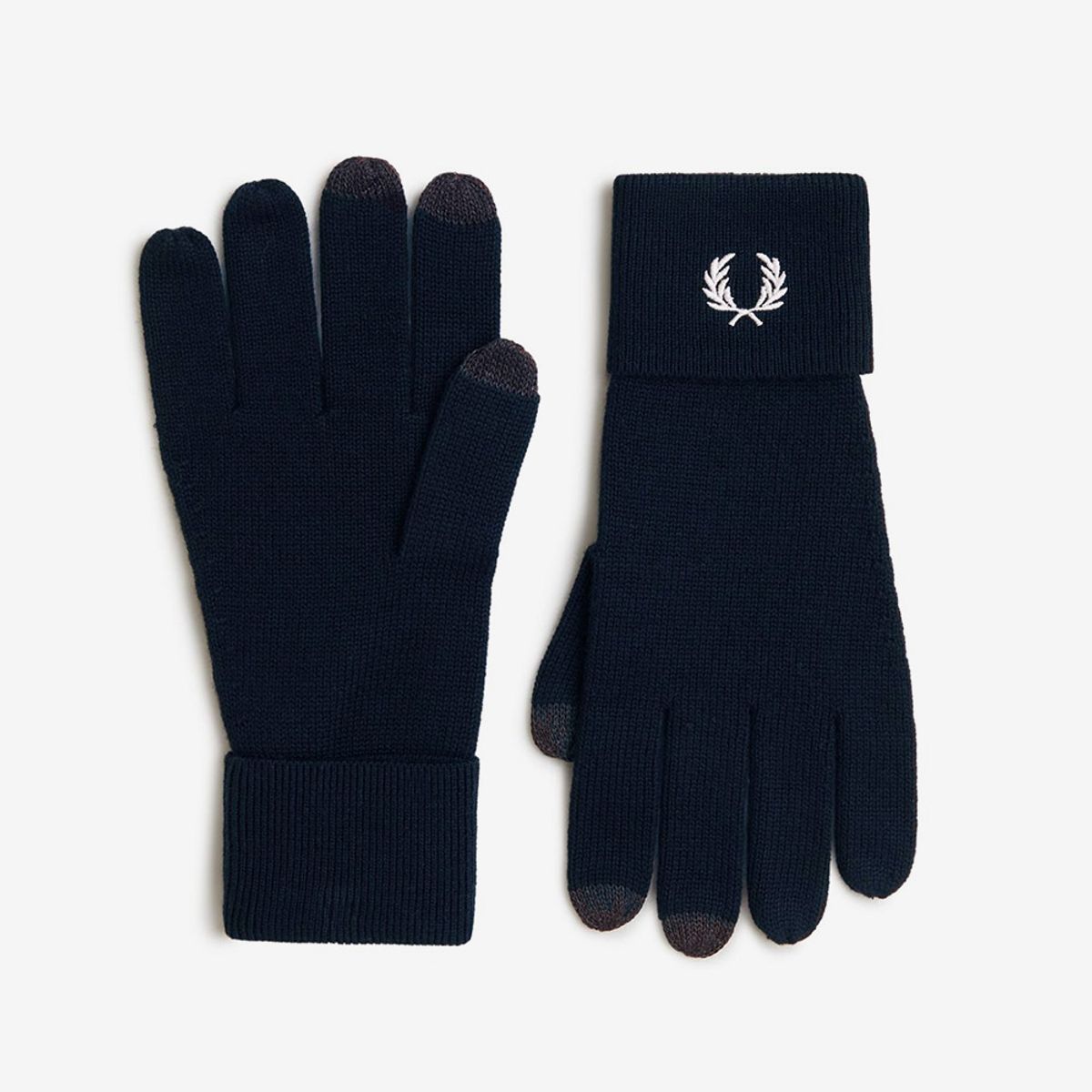 프레드페리(FRED PERRY) 클래식 울 글러브 - 네이비/스노우화이트 CFPU2531139-T05