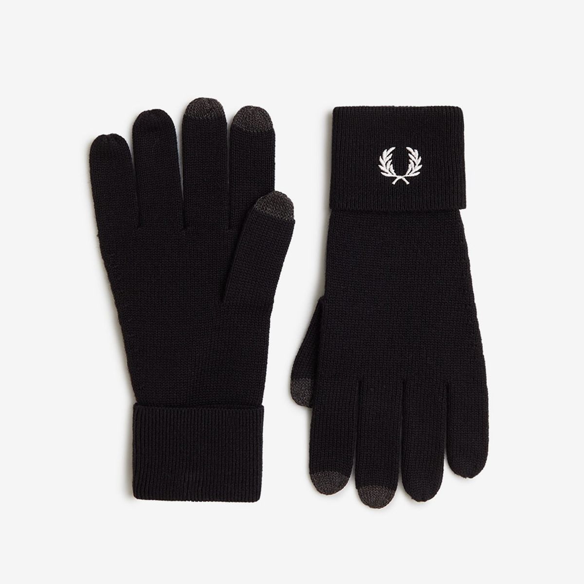 프레드페리(FRED PERRY) 클래식 울 글러브 - 블랙/스노우화이트 CFPU2531139-843