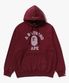 가먼트 다이 콜리지 풀오버 후드(M) BURGUNDY