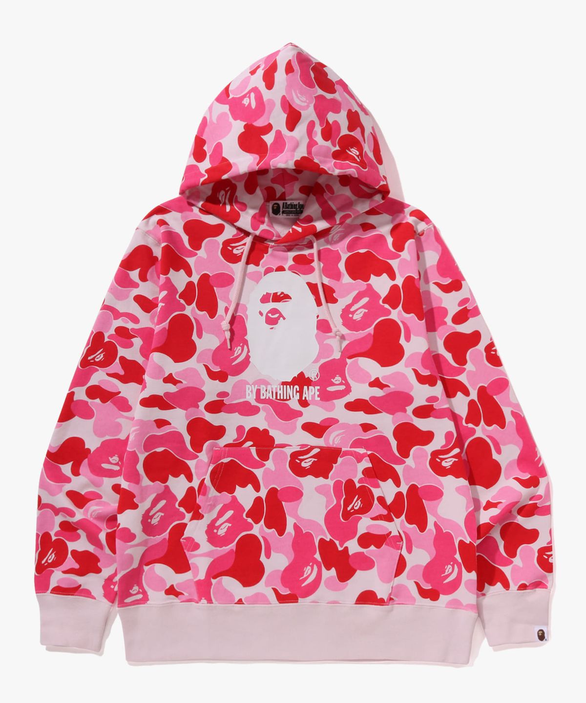 베이프(BAPE) ABC 카모 BY BATHING APE 풀오버 후드(M) PINK