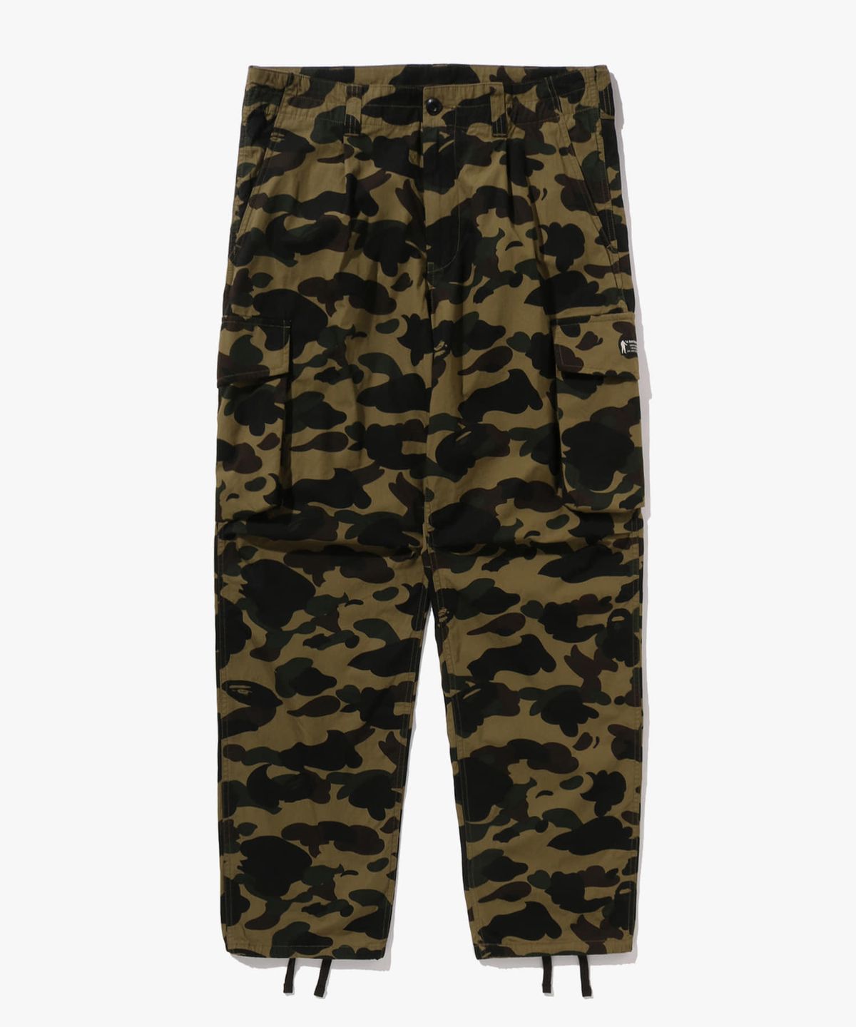 베이프(BAPE) 퍼스트 카모 레귤러 핏 6 포켓 팬츠(M) GREEN